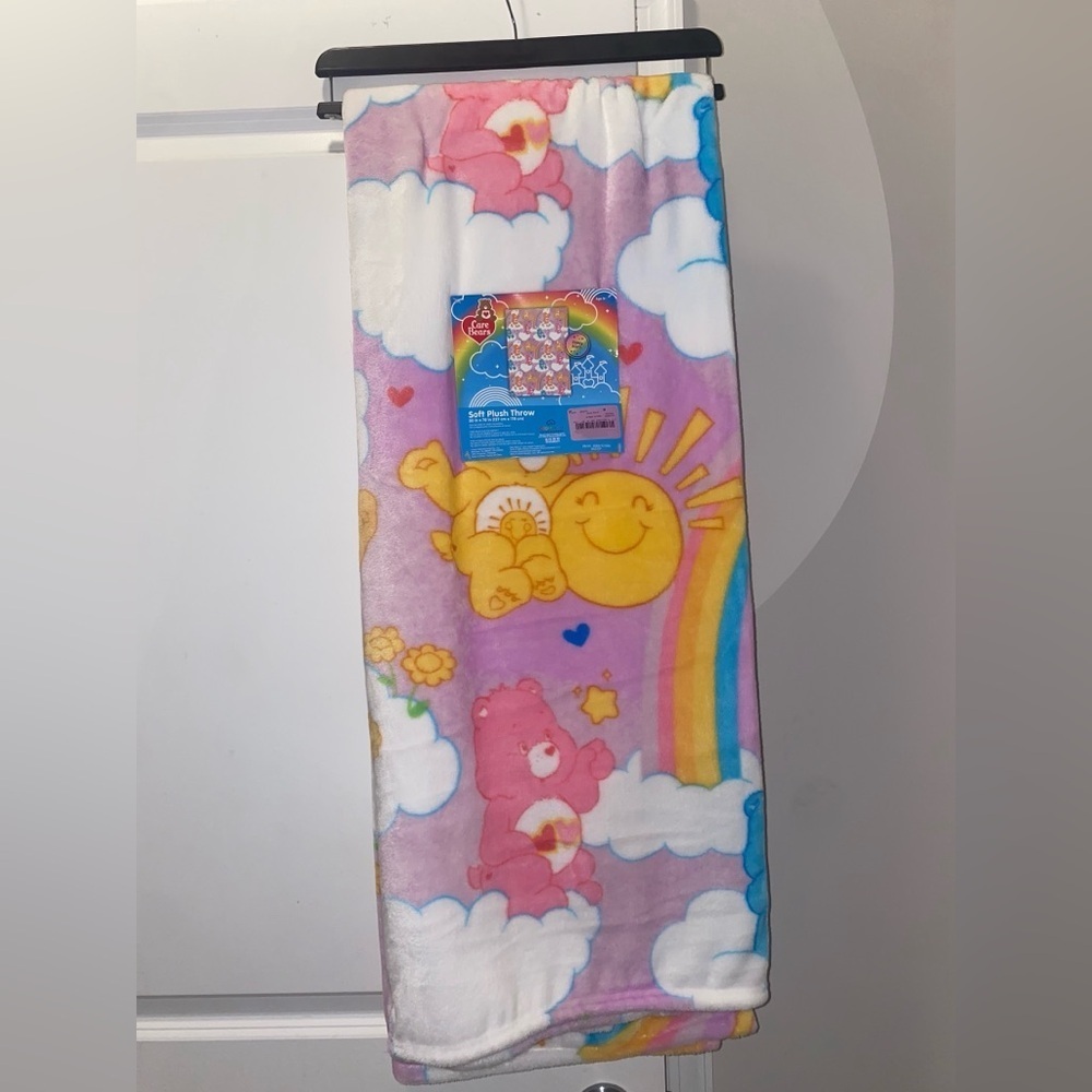 Care Bear plush throw blanket
